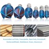 KEWAYO 6-Piece Countersink Set, Hexagonal Countersink Drill Bit 90° Angle