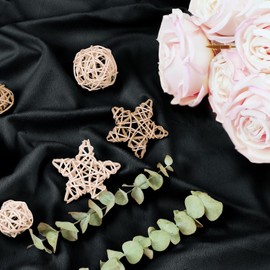 Entisn Minky Fabric by The Yard, 1 Yard x 60 Inch Wide Pre-Cut Minky Fleece Fabric Black Cuddle Minky Fabric, Soft Plush Fabric Solid Minky for Blanket, Pillow Cover, Scarf, Sewing