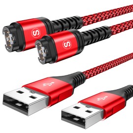 Garmin Watch Charger Cable [2-Pack,4ft] Compatible with Garmin Fenix 5 5S 5X 6 6S 6X Plus Pro 7 7S 7X 8, Forerunner 945 45 45S 245 Music,Approach S10 S40 S60 G12 S12 S42,Vívoactive 3 4 4S,Venu 2 2S