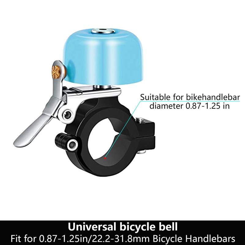 Greallthy Bike Bell,Classic Brass Bicycle Ring Bell Horn Nice Loud