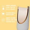Asobu Orbit 30oz/900ml Water Bottle, Sleek Insulated Bottle with Pop-Up