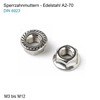 Flange Nuts Stainless Steel A2 DIN 6923 Flange Nut with