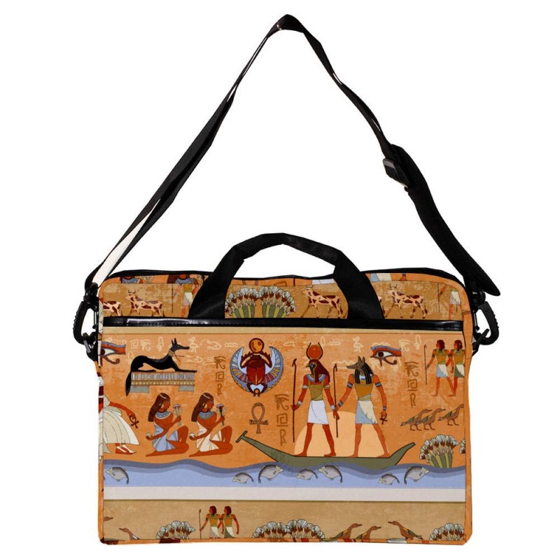 Lightweight 15 inch Laptop Bag Business Messenger Briefcases Ancient Indians