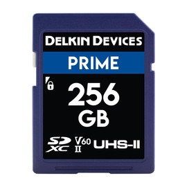 Delkin Devices 256GB Prime SDXC UHS-II (U3/V60) Memory Card