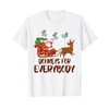 Donkeys For Everybody Funny Christmas Santa T-Shirt, White