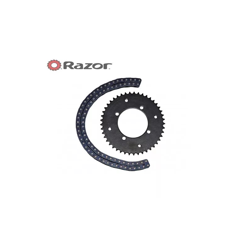 Razor Crazy Cart XL 45-Tooth Sprocket & Chain Kit (V1+)