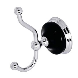 Kingston Brass BA9117C Water Onyx Robe Hook, Polished Chrome