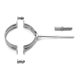 RAIK 1 09/3200/080 Pellet Stove Pipe Ducting 80 mm – Wall Mount Stainless Steel