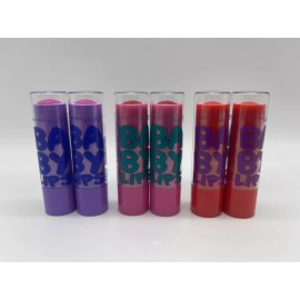 Maybelline Baby Lips Lip Balm WInter Flush Pink Wishes Ruby Star 2 Each LOT OF 6