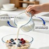 Glass Measuring Cup, 4 Cup Measuring Cup with Lid, High