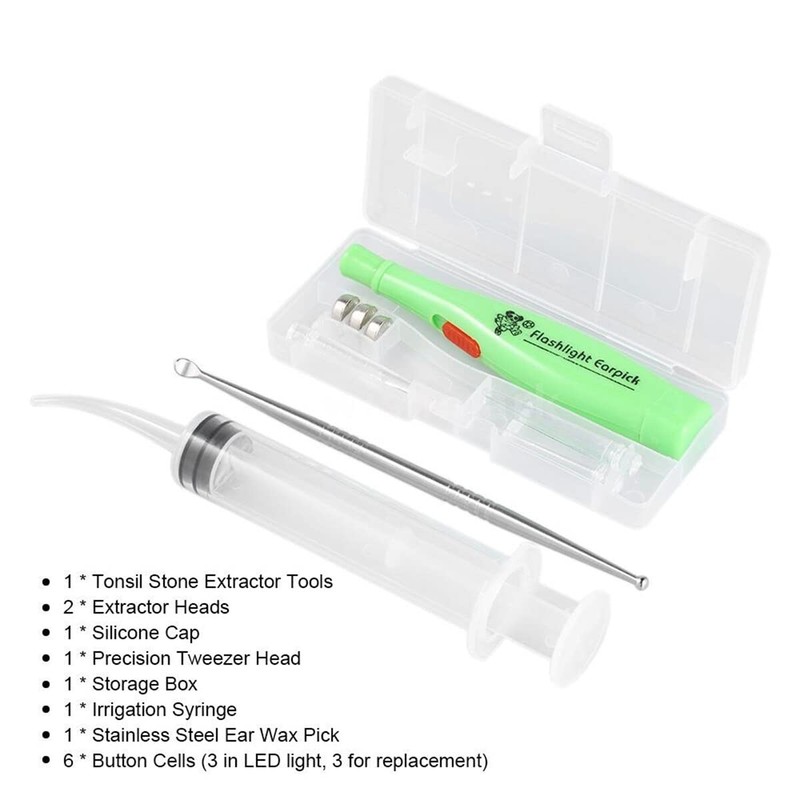 Tonsil Stone Remover Tool, Tonsil Stone Remover Vacuum, Stainless Steel