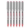 Uni-Ball Vision Stick Rollerball Pens, Fine Point, Red Ink, 6