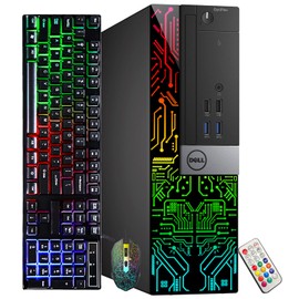 Dell Optiplex 5040 (RGB) Desktop Computer | Quad Core Intel i5 (3.2) | 16GB DDR3 RAM | 512GB SSD Solid State | Windows 11 Professional | Home or Office PC (Renewed)