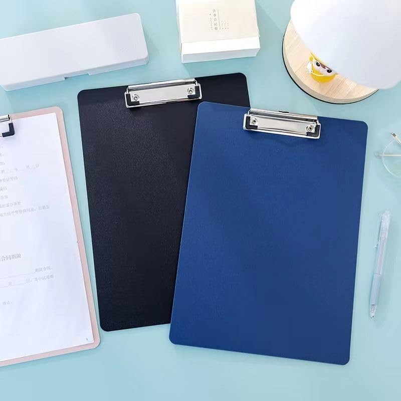 Aladeno A4 Clipboard, Portable Thickened Plastic Clipboard, Multipurpose Desktop Document