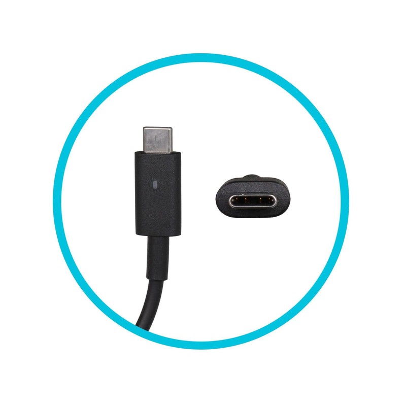 Dell 9WD6G Original USB-C Netzteil 45,0 Watt für Latitude 12