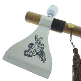 PS 19" Tomahawk Axe Hatchet with Pipe Function. for Camping, Home Decoration, Outdoor Sports Uses