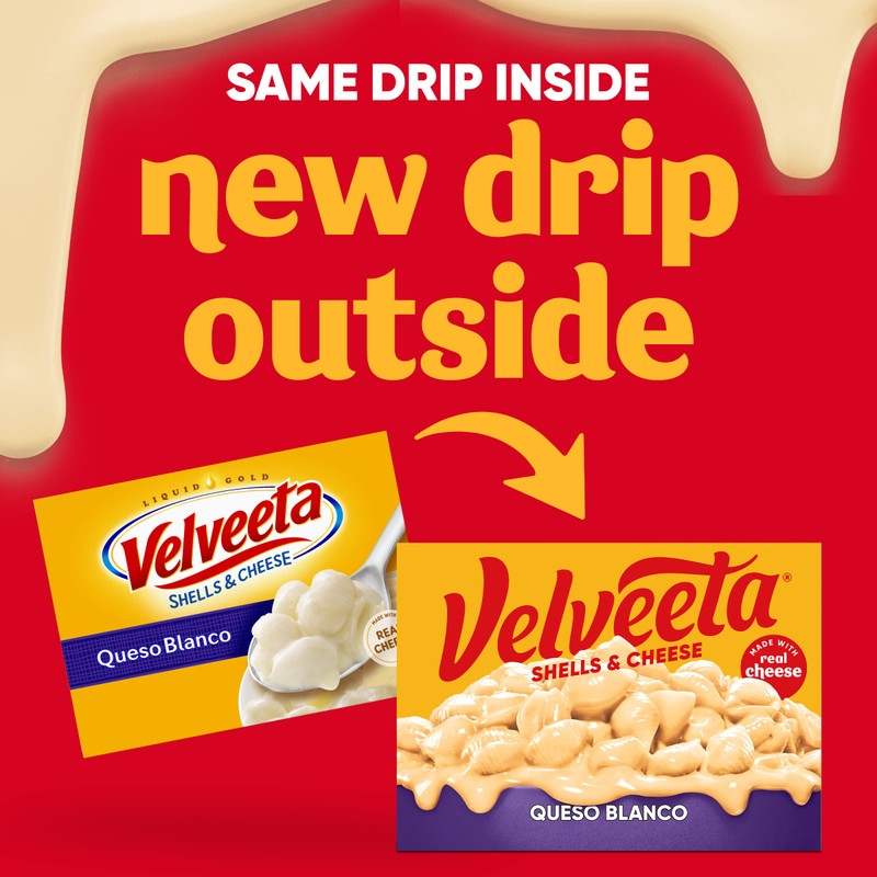 Velveeta Shells & Cheese Queso Blanco Shell Pasta & Cheese