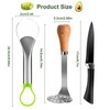 OERPHO Avocado Slicer Tool,Stainless Steel Avocado Cutter Tool Set,Contains Avocado