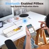 Daviky Smart Pill Organizer with Alarm, Bluetooth Daily Once a