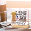 Best Son Gifts From Mom, Gift for Son Birthday Christmas