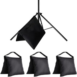 Ailunate Sandbag for Photography, Tripod Stand, Weight Bag, Weight Bag, Weight, Photo Shooting, Fixed, Fall Prevention, Studio, Camera, Video, 4 Pieces