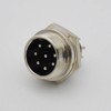 Czyuntuo Aviation Plug Connector GX16 8 Pins Male Panel Metal