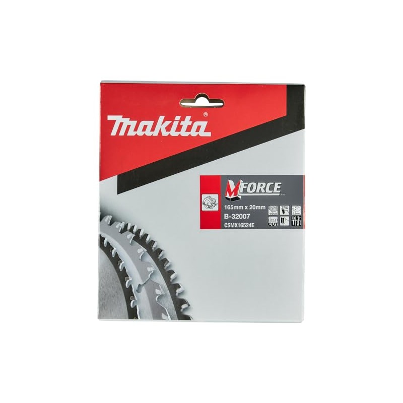 Makita Mak-Force B-32007 Circular Saw Blade 165 mm for Hand