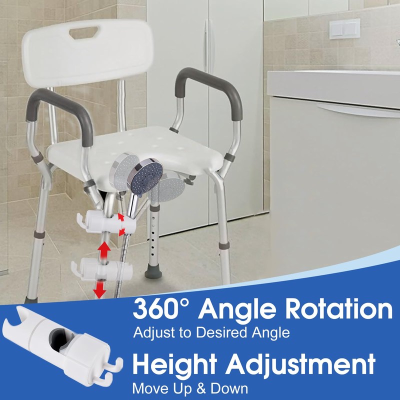 Handheld Shower Head Holder Attachment for Shower Chair, Shower Accessories