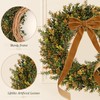 ICX 24-26'' Fall Boxwood Wreaths for Front Door Decor, Fall