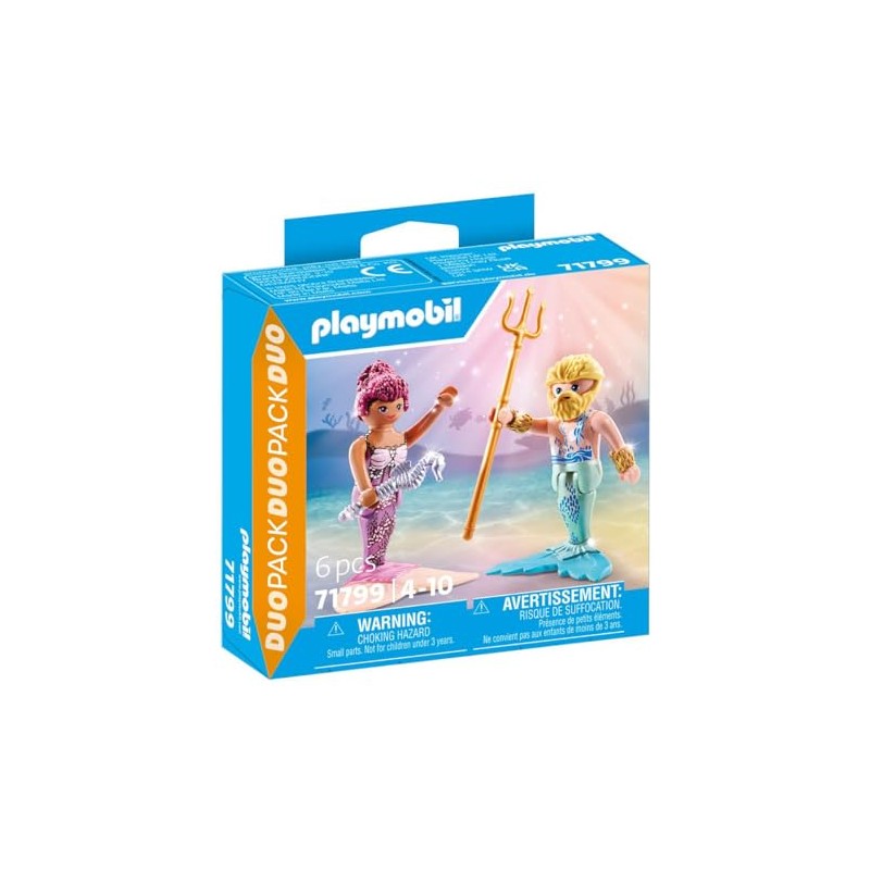 PLAYMOBIL 71799 Siren and Newt with Scepter and Trident