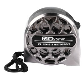 Stainless Steel Measuring Tape Hollow Design Double Sided Scale Retractable Metric Ruler for Woodworking Home Decoration 7m / 23ft