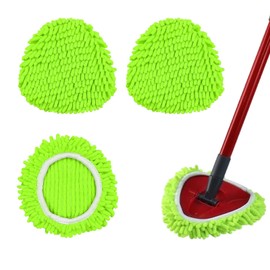 Zernblend 3 Stück Ersatz Wischmoppköpfe für Vileda und O-Cedar Spin Mops, Wischmop, Ersatzmop, Mop