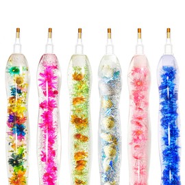 Praise V Do Colorful Flowers 5D Diamond Painting Art Drill Tool Pen Kits Resin Gem Picker for Adults with Pen Tip for Bead Dot Nail Art