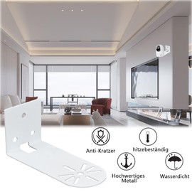 Wall Mount Compatible with Eufy Security Indoor Cam E220 and Eufycam 2c/2, Wall Mounts Ceiling Mount Stand Holder Accessories, Super Hard Metal, Pack of 2 (Without Cameras)