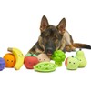 Petface Latex Pea Pod Soft Chew Dog Toy, Large