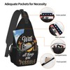 Jesus Christian Cross Crossbody Sling Bag For Women Men Adjustable