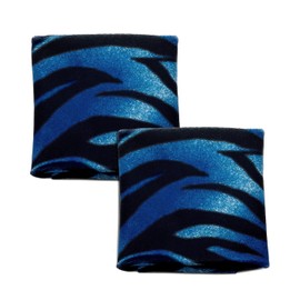 Calabria 2 Pack Microfiber Cleaning Cloth Blue Zebra Animal Print Cleans Eyeglasses Lens TV Phone Cameras Sunglasses Glasses