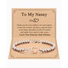 POWWA Nanny Gifts, Nanny Birthday Gifts Presents Gift Infinity Bracelet
