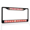 Fastasticdeals Metal Insert License Plate Frame Live Aloha Weatherproof Car