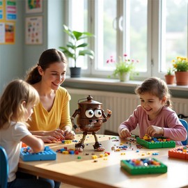 Kouipoie Italian Toy Brainrot Building Blocks For Kids And Adults,Tralalero Shark Action Figures,Weird Stuff Collectible,Creative Toys And Games,Tung Tung Sahur Anime Gift Set.(4-460PCS)