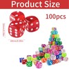 100 Piece Dice Set, Six Sided Dice, 6-Sided Dice Colourful
