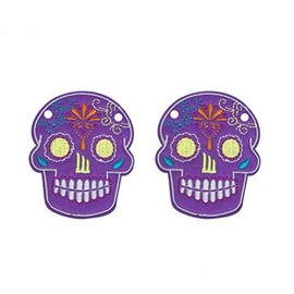 Shwings Lace Style (One Pair) - Choose Color (Sugar Skull Purple)