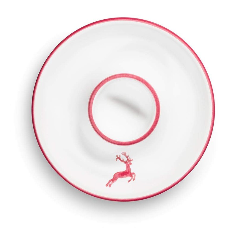 GMUNDNER KERAMIK Egg Cup Smooth Diameter 12 cm Bordeaux Red