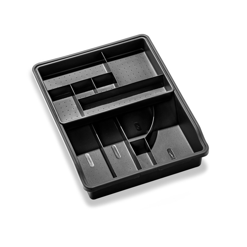 Madesmart 23-Compartment Original Junk Drawer Organizer Tray, Plastic Multipurpose Storage