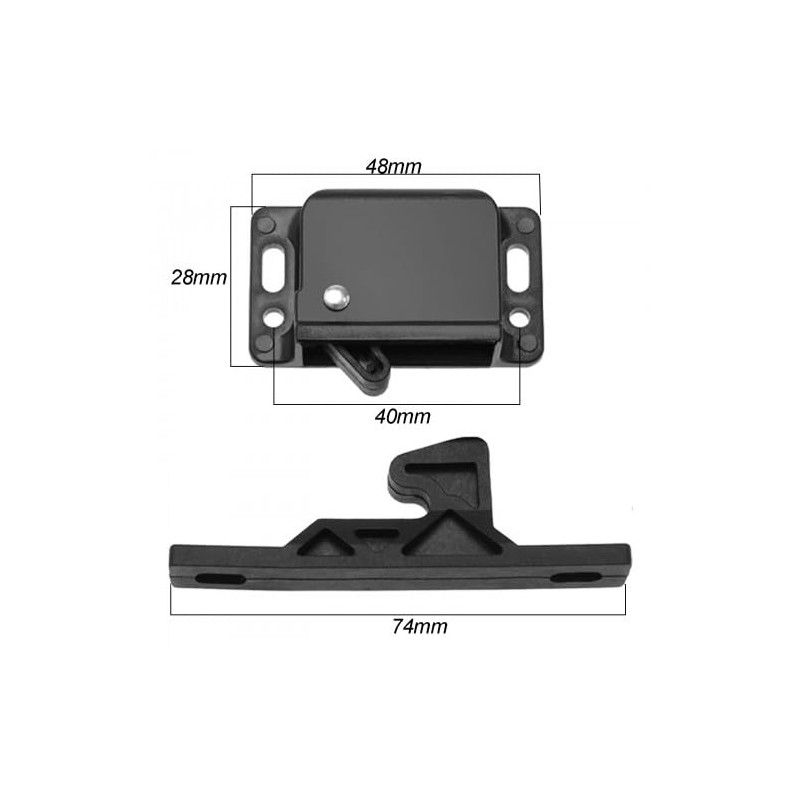 Door Catch 4 x Door Catch for RV Cabinet Doors,