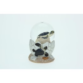 Cornelißen Glitter Ball Sea Turtle Animal Snow Miniature Shaker Glass Ball