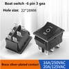 AWINLI DPDT Reverse Polarity Switch AC 16A 20A Control Motor