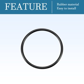 QUARKZMAN Pack of 10 Nitrile Rubber O-Ring Rubber Rings Seal 56 mm x 50 mm x 3 mm for Tap Plumber Repair Seal Connection, Black
