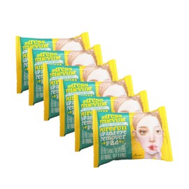 Arial Stress Relieving Lip & Eye Remover Pads 30 sheets x 6 / 아리얼 스트레스 릴리빙 립앤아이 리무버 패드 30매 x 6개