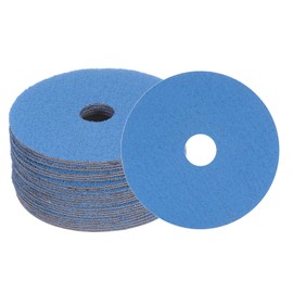 HARFINGTON 25PCS Zirconia Alumina Resin Fiber Grinding and Sanding Discs 4-1/2" x 7/8" 50 Grit Fiber Abrasive Discs for Grinding Polishing